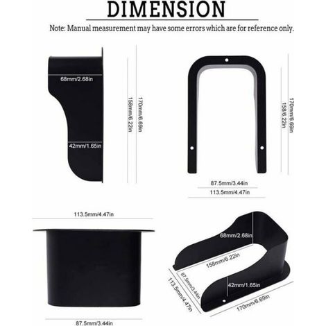 Protection Sonnette Exterieur - Acier Inoxydable - Pour Sonnette Sans Fil Et Caméra De Surveillance - 1 Pièce (1/4)