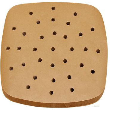Parchment Paper - Perforated - Food-Grade - For Air Fryer Oven Microwave - 100 Pieces (1/5)