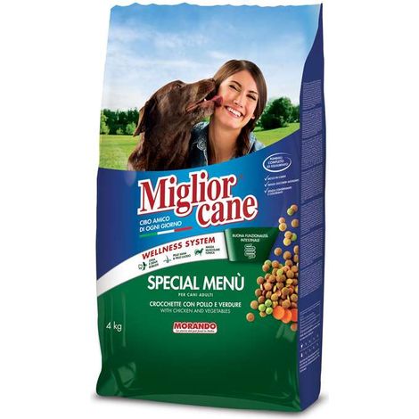 Croccantini morando linea miglior cane special menu' gusto zuppa confezione da 4 kilogram (1/2)
