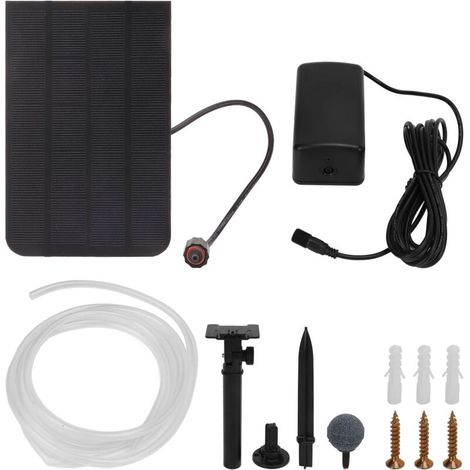 2.5W High Power Lightweight Solar Oxygen Pump for Outdoor Fishing and Pool Use 5V (1/5)