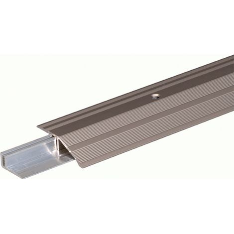 ALBERTS Ausgleichsprofil Pro, Set für Beläge7-15mm, Alu blank/edelst.elox., LxB 900x44mm (1/3)