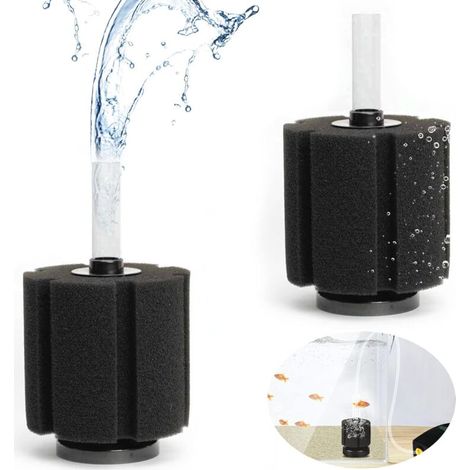 2pcs Filter Net Protector Sponge Filter Aquarium Air Filter Biochemical Sponge Filter for Aquarium Fish Tank
