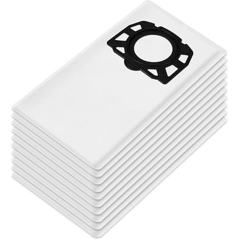 Confezione da 10 sacchetti per aspirapolvere Kärcher WD4/WD5/WD6/MV4/MV5/MV6 - Realizzati in resistente tessuto non tessuto. (1/4)