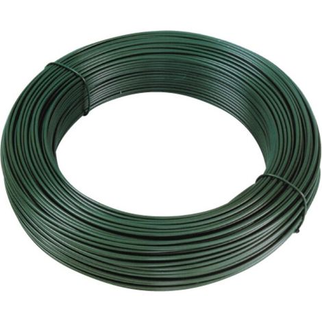 C FILO PLASTIFICATO LEGATURA 0.8/1.6MM 100MT VERDE