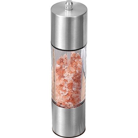 Moulin Sel Poivre Acier Inoxydable, Manuel, Mouture Réglable, (1/5)