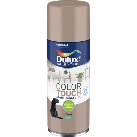 Peinture Aérosol Color Touch - Satin Taupe 400 ml - Dulux Valentine
