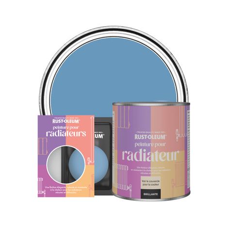 Rust-Oleum Peinture pour radiateurs brillante - Bleuet (1/3)