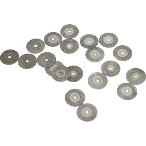 Disque diamanté Ø petit, coupe à sec ou humide, haute dureté, résistance à l'usure, lame circulaire perforée pour outillage. (1/5)