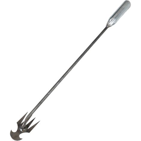Outil de désherbage manuel multifonctionnel, matériel de plantation pour jardin, blanc, long. (1/4)