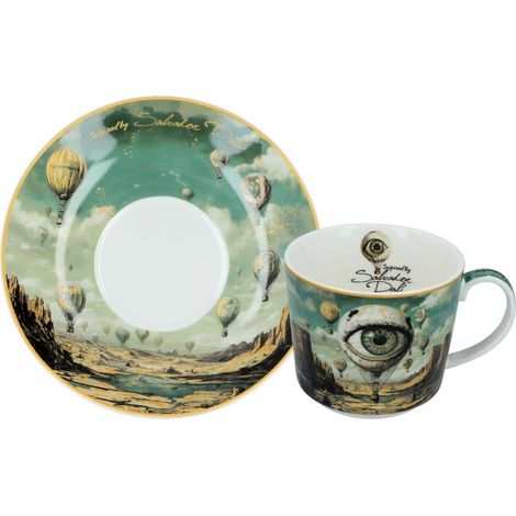 Carmani, tazza e piattino da 230 ml ispirati a Salvador Dalí (1/5)