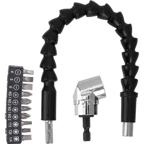 105°-Bit-Schraubendreher-Set, 10-teilig, Schraubendreher-Bits, Zubehör für elektrische Schleifmaschinen, Werkzeug aus Legierung