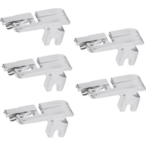 5-teiliger Saumfuß aus Edelstahl mit niedrigem Griff, 3 mm, multifunktional, universell für Haushaltsnähmaschinen (1/5)