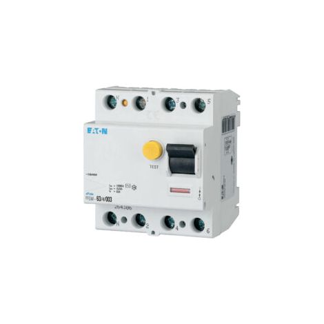 Interrupteur différentiel Eaton Eaton Moeller, 4 Pôles, 63A, 30mA, Type AC ( Prix pour 1 ) (1/4)