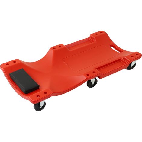Planche de travail automobile de 101,6 cm (40 pouces) en polyéthylène, capacité de 200 kg, pour la réparation de véhicules en garage. (1/5)