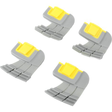 Lot de 4 brosses de nettoyage cycloniques en plastique et caoutchouc, pièces de rechange pour nettoyeur Zodiac MX8 MX6 R0714400 (1/5)