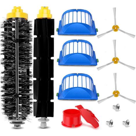 Kit De Réapprovisionnement Compatible Avec Irobot Roomba 600 Series 606 620 650 671 675 676 677 680 691 692 Robot Aspirat Pièces De Rechange Accessoires