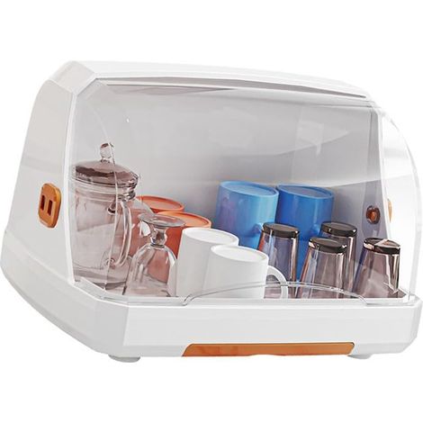 Support de gobelet à poser, étagère de rangement multifonctionnelle, étagère de rangement pour tasses de table, séchoir à tasses, étanche à la poussière (3) (1/4)