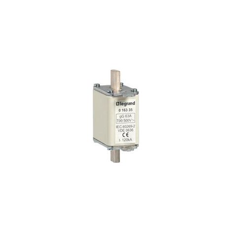 cartouche industrielle à couteaux - taille 00 - 50 ampères - type gg hpc - avec voyant