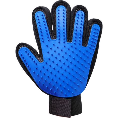 Gant de toilettage pour chat, brosse à poils animaux, outil réutilisable anti-poils chien et chat, adapté tapis, canapé, meubles, vêtements, efficace et écologique (1/5)