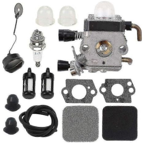 Kit carburateur FS85 pour Stihl FS75 FS80 FS85 HS75 HS80 HS85 HL75 FH75 HT70 HT75 KM80 KM85 SP80 SP85 (photo couleur)-AquaForge (1/3)