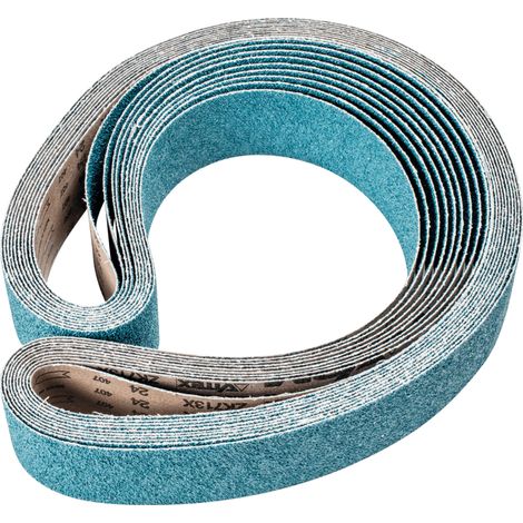 PFERD TOOLS Zirkon Schleifband BA 75x2000mm Z24 für hohen Abtrag mit Bandschleifer 10 Stk
