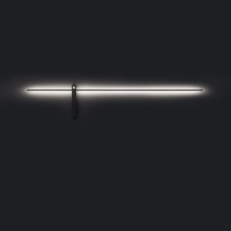 Applique LED miroir Nowodvorski Impulse noire alu 120cm