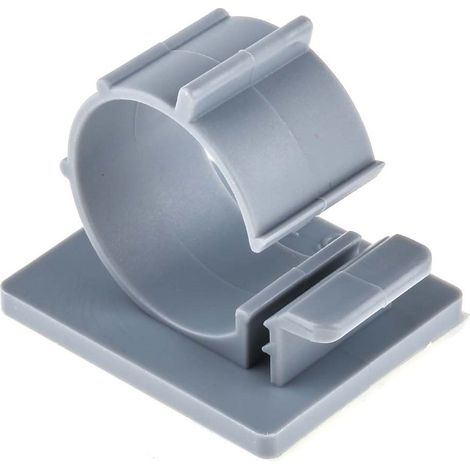 Clip serre-câbles auto-adhésif, Ø max 18mm en Nylon ( Prix pour Sachet de 50 ) (1/3)