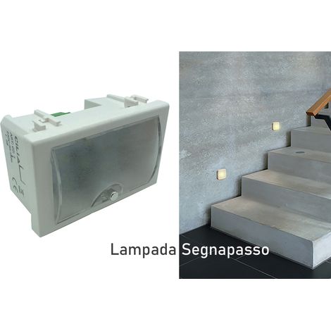 Modulo interruttore segnapasso 3M living incasso luce led C2224 (1/4)