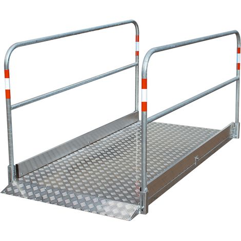 Schake Grabenbrücke aus Aluminium 1,7m lang, 1,0m breit