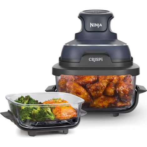 Ninja FN101EUGY CRISPi 4-in-1 Tragbare Glas-Heißluftfritteuse Cyber Space
