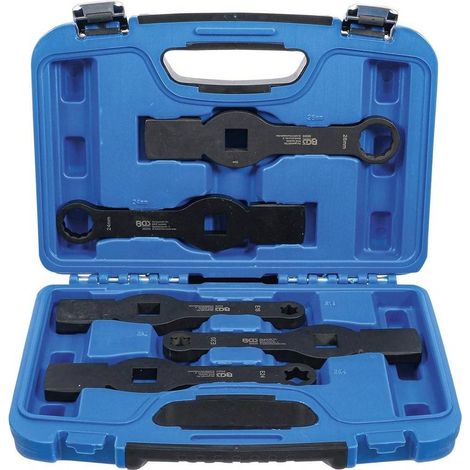 Jeu de 5 Clés Annuaires à Chocs - Douze Pans Profil E Torx - Résistantes et Pratiques, Acier - D-Work
