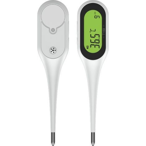 Thermomètre numérique pour adultes, bébés et enfants – Utilisation sous les bras avec lecture rapide précise, alarme intelligente de fièvre et rappel de mémoire – Thermomètre pour bébé à usage (1/3)