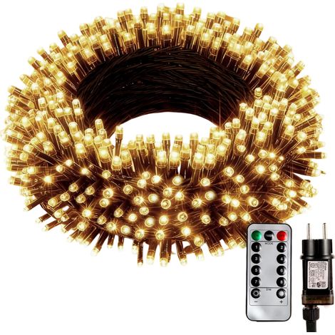 Catene Luminose Natale 480 LED Anello Albero 150-400 cm (1/5)