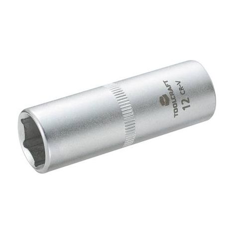 Douille 6 pans extérieurs 12 mm Longueur: 50 mm TOOLCRAFT 816101 Propulseur: 1/4" (6.3 mm) 1 pc(s) (1/2)