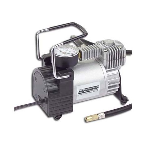 Brüder Mannesmann – Compresseur de voiture 12V 10 bars – 4 buses – Portable et léger – Gonflage rapide pour pneus et objets (1/5)