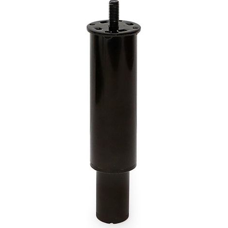 Q&Q pata metal stormy ø35 h90-h150 m8 negro , La pata metálica Stormy es ideal para sofás y muebles. Está fabricada en metal duradero, con un acabado en negr