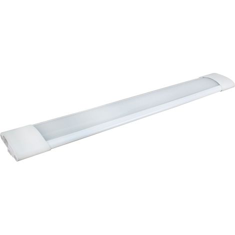 Réglette LED Blanc 8W, 600 lumens, 3000-4000-6500K, interrupteur tactile, intensité variable, garantie 5 ans - Tibelec (1/5)