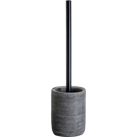 Brosse/support WC sur pied OSAKA, gris (1/2)