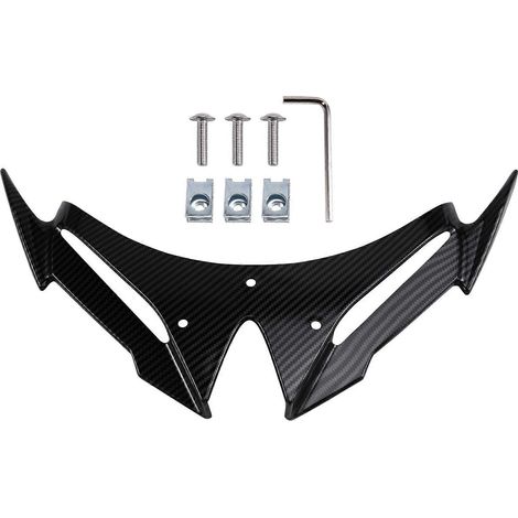 Adorno de punta de nariz para guardabarros delantero de motocicleta para KAWASAKI NINJA500 NINJA 500 2024-2025 Deflector de aire Downforce, C (1/5)