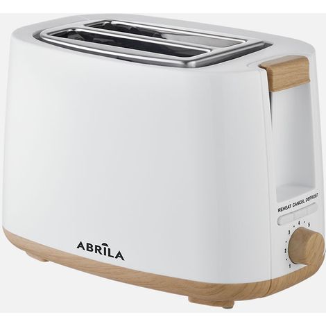 Grille-pain Ulla 750W Blanc/Chêne 2 Fentes (1/4)