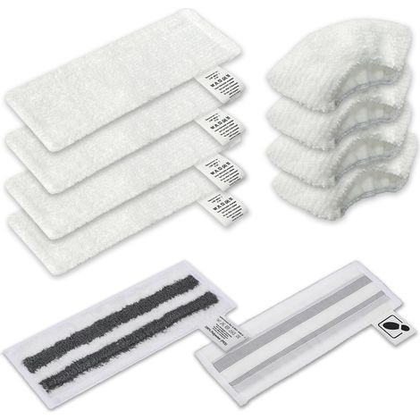 Accessoires Set de Serpillière pour Nettoyeur Vapeur Kärcher Easyfix SC2 SC3 SC4 SC5 Bonnettes Microfibres Nettoyeurs à vapeur (1/5)