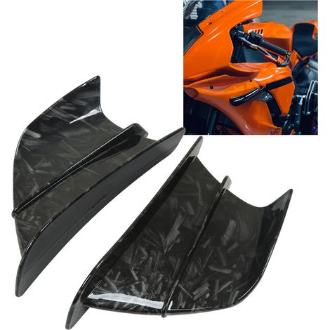 Modification moto : Aileron latéral pour moto compatible avec Yamaha R1 R3 R25, motif marbre brillant (1/5)