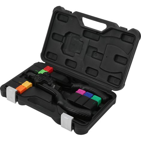 Crimpzange aus hochkohlenstoffhaltigem Stahl, Kabelverbinder, Drahtklemmen, Crimpzangen-Set für elektrische Kabelschuhe (1/5)