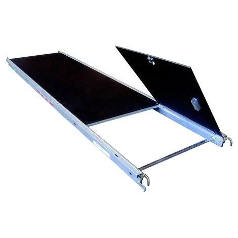 Echafaudages Stéphanois – Plancher alu-bois 3m trappe NF – Charge max 200kg/m2 – Compatible échafaudages Aeris45/Sécurifran – Q8620 (1/2)