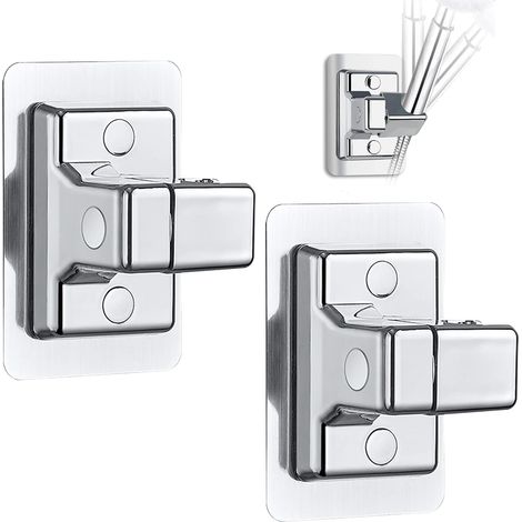 Support de pommeau de douche, 2 supports de douche universels, support de pommeau de douche universel réglable à 360°, Dr