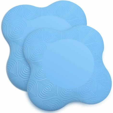 2PCS 7.9x7.9 / 20x20cm Coussin pour genoux de Yoga, Coussin pour genoux de Yoga en mousse anti-dérapante, Coussin de soutien confortable pour le Yoga, Coussin d'équilibre sportif pour protéger le geno (1/5)