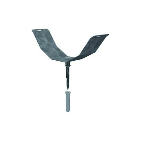Universal Rohrschelle (4St.) M8, inkl. Stockschr. und Dübel ( 10mm)