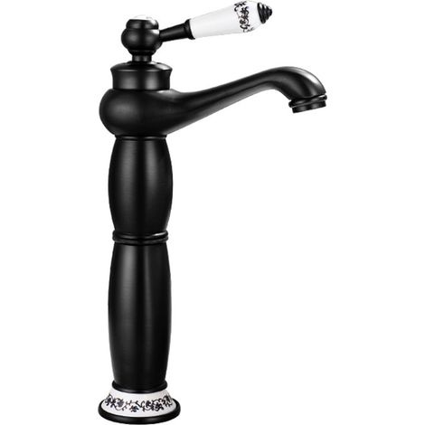 Mexen Draco grifo de lavabo alto, negro - 745410-70 (1/2)