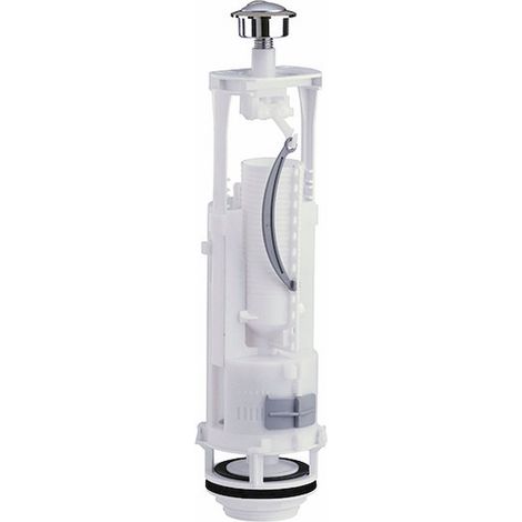 Mécanisme de chasse d'eau Optima 49 – Longueur 49 cm – Pour installation en espaces confinés – Compatible avec systèmes Siamp