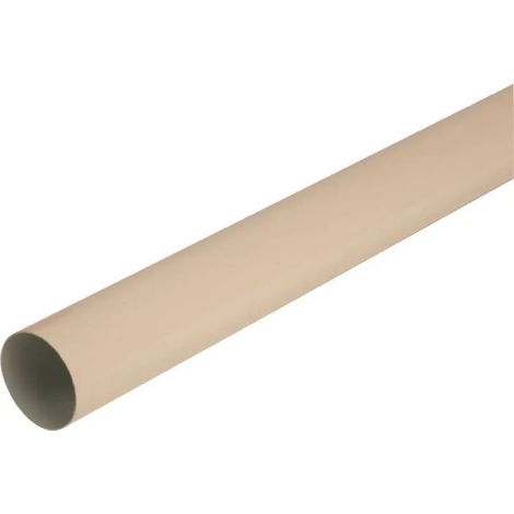 Nicoll – Tuyau de descente 80mm – Longueur 4m – Raccord pour gouttière en PVC – Résistant aux intempéries